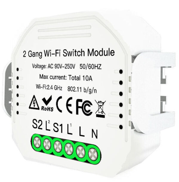 Mini Módulo de 2 relés para control Smart Switch