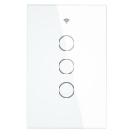 Interruptor Smart Moes de 3 botones. Función a través de fase sin neutro