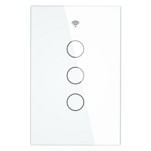 Interruptor de Luces Smart Moes de 3 botones. Función a través de fase con neutro