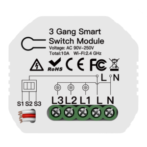 Mini Módulo de 3 reles para control Smart Switch