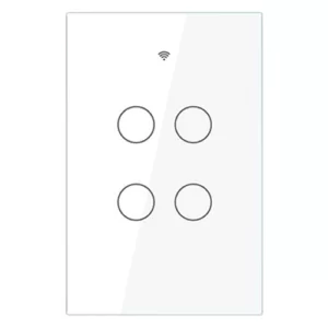 Interruptor Smart Moes de 4 botones. Función a través de fase con neutro