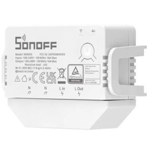 Módulo smart  Sonoff Mini R3 16A BIVOLT 6920075776775 Blanco