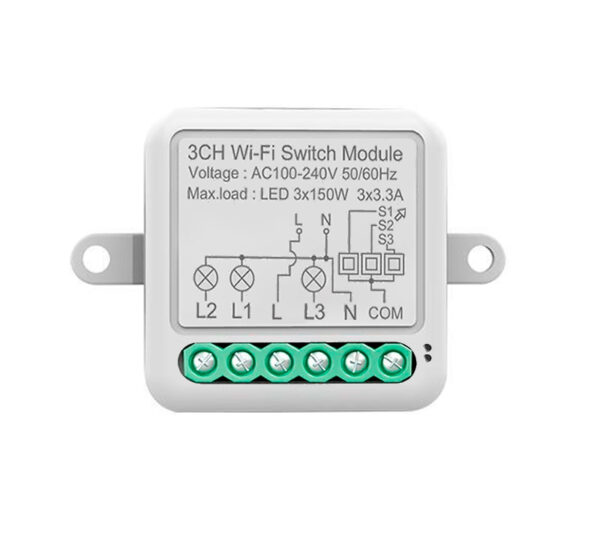Mini módulo de control de 3 relés PST