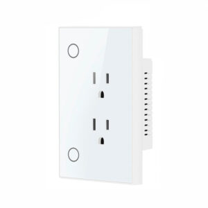 Placa de enchufe doble smart